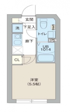 レピュア三ノ輪レジデンスⅡの間取り図