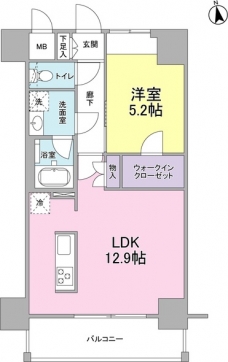 ＶＡＮＴＡＧＥＨＡＳＵＮＥの間取り図