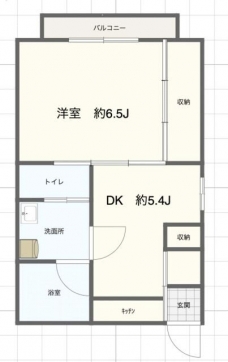 フクイビルの間取り図