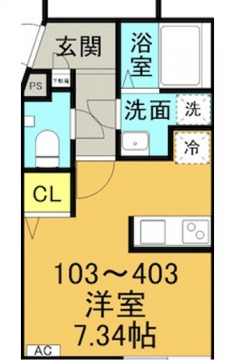 グランコート王子の間取り図