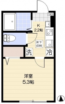 Ｖｅｒｔ　Ｂｏｎｈｅｕｒの間取り図