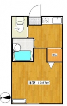 睦マンションの間取り図