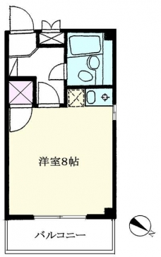 ハイツテジマの間取り図