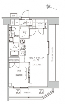 Weave Base -Itabashi Honcho 板橋本町の間取り図