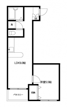 パークサイド駒込の間取り図
