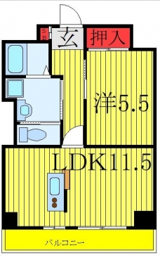 パル駒込の間取り図