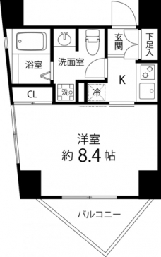 レニール本駒込の間取り図