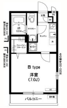 リブリ・立花の間取り図