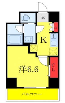 プレール・ドゥーク板橋本町Ⅲの間取り図