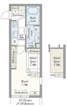 RIS伍番館の間取り図