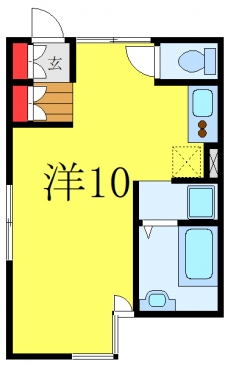 パール仲町マンションの間取り図