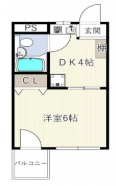 サンハイツ与野の間取り図