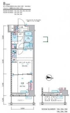 ジェノヴィア練馬春日町スカイガーデンの間取り図