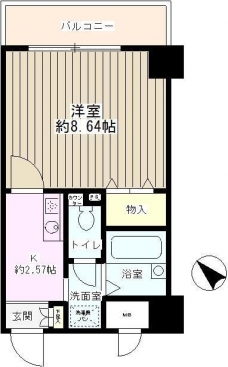 グロリア大洋の間取り図