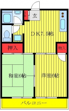 カーサヤマトの間取り図