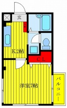 コートウイスタリアの間取り図