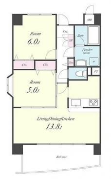 グリーンフォレストの間取り図