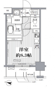 センテニアル王子神谷の間取り図