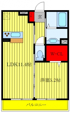 Villa　Garland　Courtの間取り図