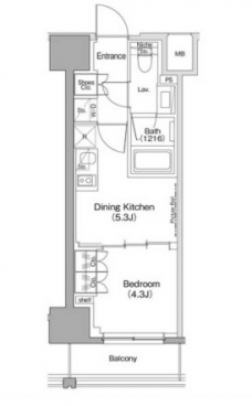 ザ・パークハビオ滝野川の間取り図