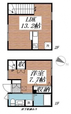 ｃｏｓｍｏ・ｌｕｘ赤羽の間取り図
