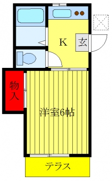 メゾンドロンドンの間取り図