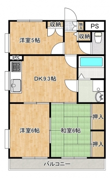 オリオンスクエアの間取り図
