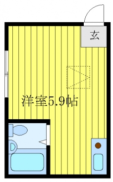 05ハイムⅡの間取り図