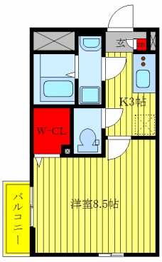 リブリ・Baraenの間取り図