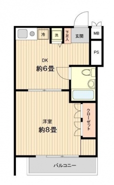 メゾン岩崎の間取り図
