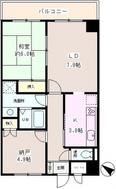 真成館ビルの間取り図