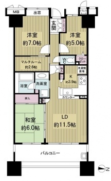 トキアスの間取り図
