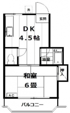大泉コーポの間取り図