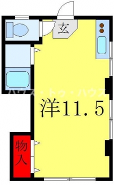 スカイハーツの間取り図