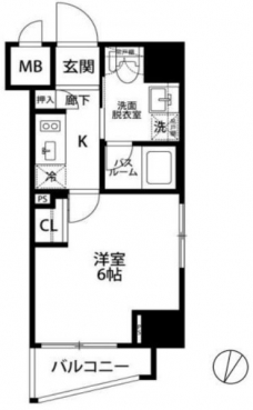 フェニックス椎名町駅前の間取り図