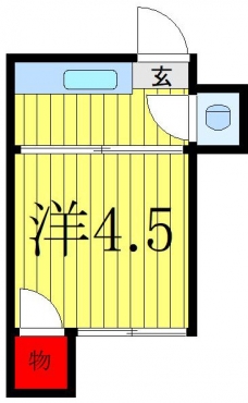 楓荘の間取り図