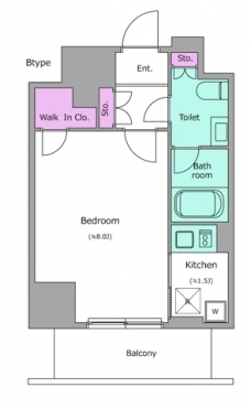 レジディア文京本郷Ⅳの間取り図