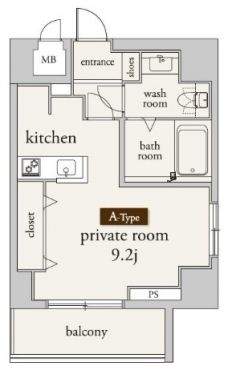 ジェノヴィア本蓮沼の間取り図