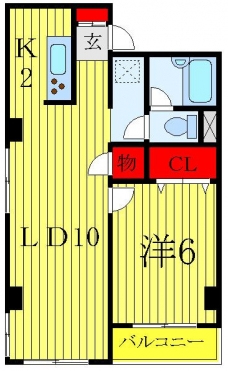 春日コートハウスの間取り図