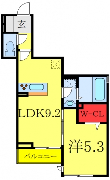 フォトアファールの間取り図