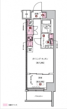 SAKURA　AXIS　中板橋の間取り図