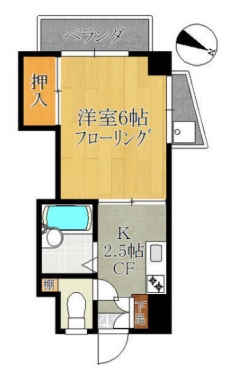 加賀ビルの間取り図