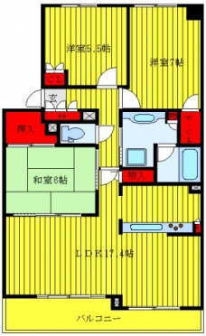 グランフォート青淵閣の間取り図
