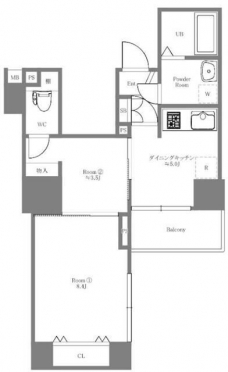 アイル プレミアム文京六義園の間取り図