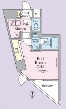 ARKMARK池袋本町の間取り図