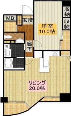 ディアシティ赤羽の間取り図