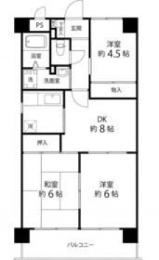 Ｔ’ｓ　ｇａｒｄｅｎ蕨Ⅱの間取り図