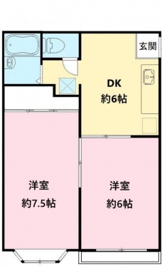ハイツシェーンⅡの間取り図