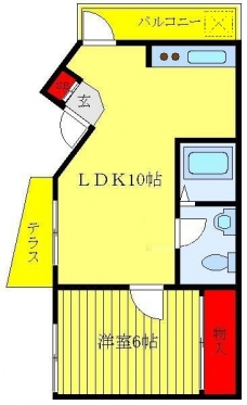 ブルエスの間取り図