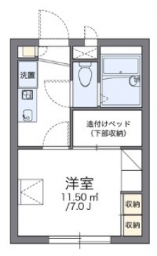 レオパレスメゾン　ドゥ　トロンの間取り図